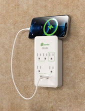 Load image into Gallery viewer, Tier 1 Advanced Power Strip - 5 Outlets with Charging Ports