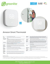 Load image into Gallery viewer, Wi-Fi Enabled Smart Thermostat Amazon