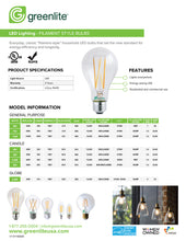 Load image into Gallery viewer, 7W A19 Dimmable Filament Style 60W Equivalent 4-Pack