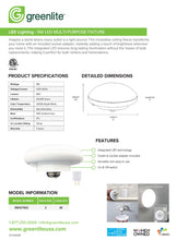 Load image into Gallery viewer, 9W 4 Inch Ceiling Fixture 2-Pack