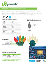 Load image into Gallery viewer, Warm White Holiday LED String Lights