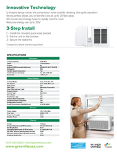 Load image into Gallery viewer, ENERGY STAR® Window U-Shape Air Conditioner