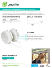 Load image into Gallery viewer, V-Seal Weatherstrip 17"