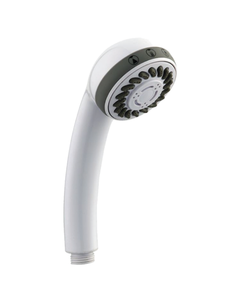 1.5GPM Handheld White Shower Head (W&B)