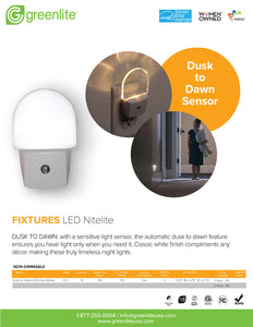 Night Light Dusk to Dawn Oval 1-Pack