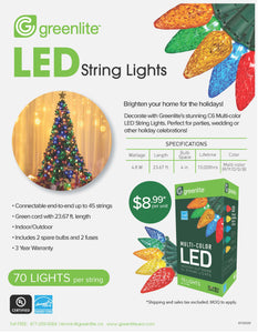 ENERGY STAR LED Holiday String Lights